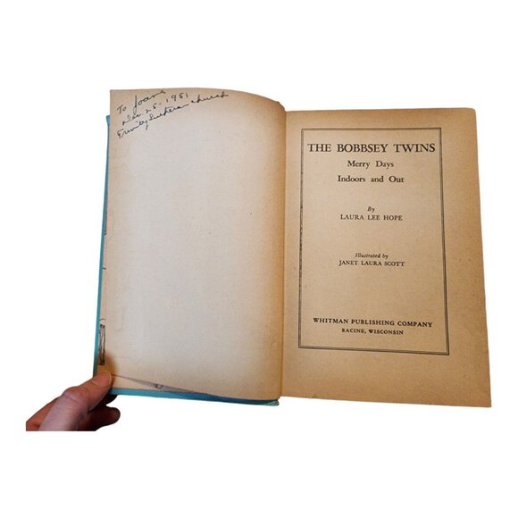 The Bobbsey Twins Book Merry Days Indoors and Out by Laura Lee Hope Vintage 1950 - Picture 10 of 16